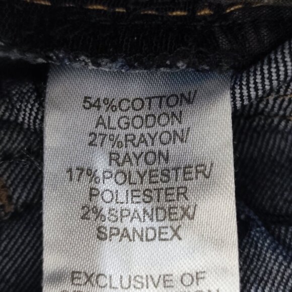 Democracy Jeans women's size 6 ink blue Angie "Ab"Solution Straight leg jeans - Picture 8 of 13